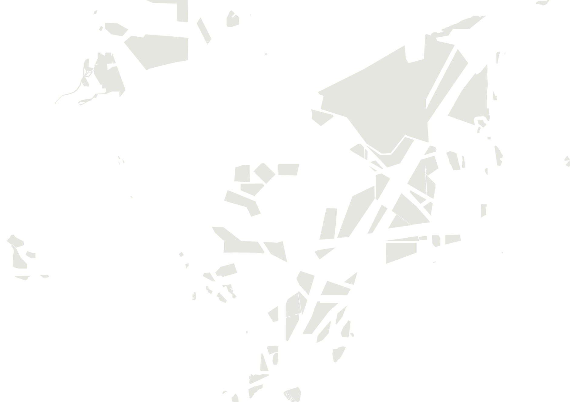 Überlagerte Ebene auf der Karte, welche die Einflussregionen anzeigt.